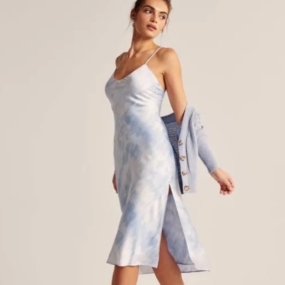 Abercrombie & Fitch Dresses & Skirts - ⭐️Abercrombie & Fitch Tye Dyed Satin Slip Dress⭐️